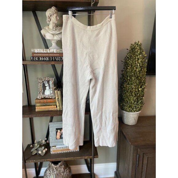 Marissa Webb Arie Ribbed Wool Blend Pant Grey Womens Size Large - Picture 7 of 12